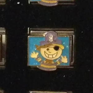 Blue Pirate - Cosplay - Italian Charm Bracelet Link 9mm - Picture 1 of 1