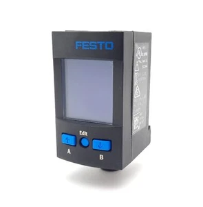 Festo SPAU-P10R-T-R14M-L-PNLK-PNVBA-M12D Pressure Sensor N.O N.C NPN PNP - Picture 1 of 5