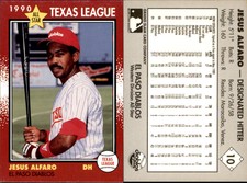 Jesus Alfaro 1990 Grand Slam Texas League All-Stars #10 Card *AutographDen*