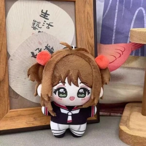 Cardcaptor Sakura KINOMOTO 10 cm Cosplay Llavero Algodón Peluche Muñeca Juguete - Imagen 1 de 5