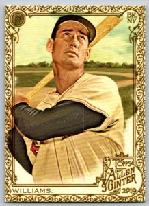 2019 Topps Allen and Ginter Gold Border #98 Ted Williams (ref 168035) - Picture 1 of 2