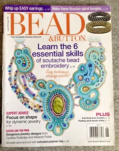 Perlen und Knopf Magazin Juni 2012 Ausgabe 109 Perlenstickerei Spirale Armreif - Bild 1 von 9