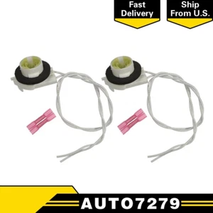 Daytime Running Light Socket For 2002 2005 2006 Chevy Avalanche 1500 2pcs - Picture 1 of 3