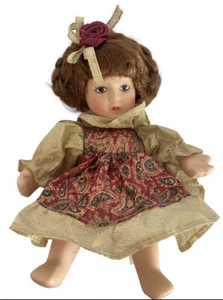 Dan Dee Doll in Cute Dress and Hair Bow - Picture 1 of 3