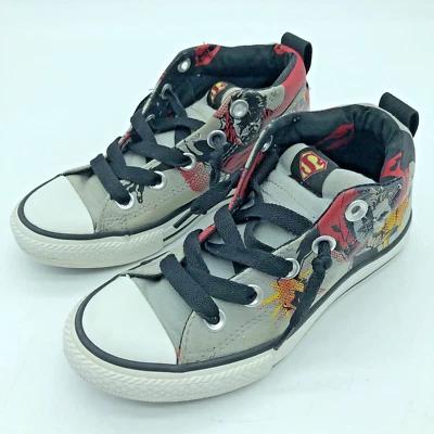 匡威 Converse All Star 超人 Chuck Taylor Street Junior 1 中号石灰石 VA 66636F — 第 1/4 张图片