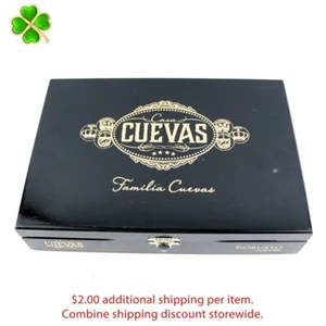 Casa Cuevas Familia Robusto Maduro Empty Wood Cigar Box 9.5" x 6.5" x 2" - Picture 1 of 12