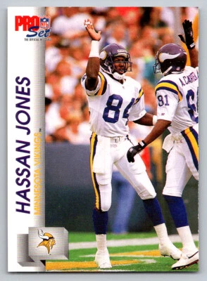 # 567 Hassan Jones Minnesota Vikings 1992 Pro Set - Image 1 of 2