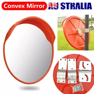80cm Round Convex Mirror Blind Spot Safety Mirror Traffic Driveway HOT - Picture 1 of 13