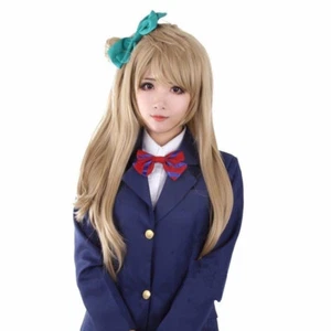 Para Cosplay Love Live! Minami Kotori 80cm Anime Costume Party Peluca + Peluca gratis CAP - Imagen 1 de 8