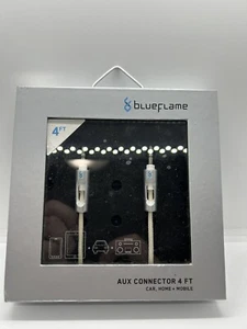 blueFlame Aux Connector 3.5 mm Male stereo audio cable 4' - Picture 1 of 2