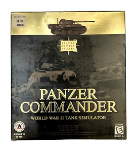 SEALED VTG 90s BIG BOX PC WWII Game Panzer Commander World War II Tank Simulator