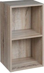 Bookcase 2 Shelves - Oak - Picture 1 of 2