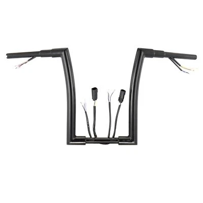 Manillar Harley Dyna precableado 14" Ape Hanger para Fat Street Bob XL 2007-2013 Foto 1 de 4