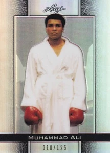 BLATT 2011 METALL ALI MUHAMMAD ALI #6 10/125 SILBER PRISMATISCHE PARALLKARTE - Bild 1 von 2