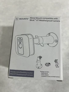 Wasserstein 3-Pack Metal Mount for Blink XT Weatherproof Camera - Black - Picture 1 of 4