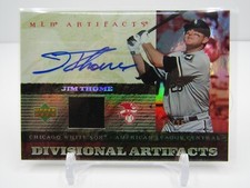 JIM THOME 2007 UD MLB ARTIFACTS GAME-USED PATCH AUTOGRAPH AUTO #15/25 SP!!