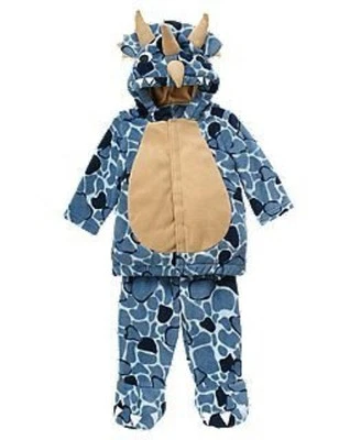 GYMBOREE BLUE TRICERATOPS  2-PC COSTUME 6 12 18 24 3T 4T 5T NWT - Image 1 of 2