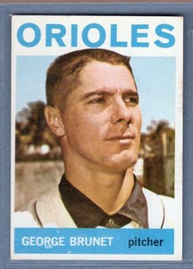 1964 Topps #322 George Brunet VG-EX  GO319