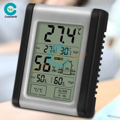 LCD Digital Thermometer Hygrometer Temperature Sensor Humidity Meter Gauge - Image 1 of 4