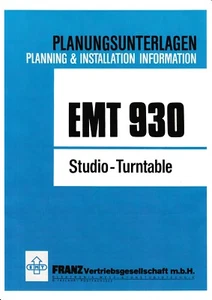 Documentación manual de planificación para EMT 930 - Imagen 1 de 1