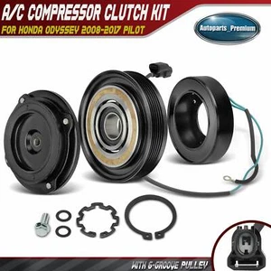 A/C Compressor Clutch Kit for Honda Odyssey 2008-2017 Pilot 2008-2015 Ridgeline - Picture 1 of 9