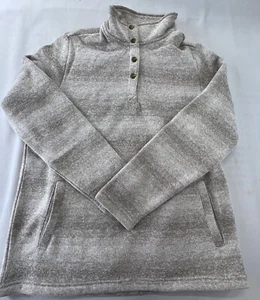 Naturals Reflections hoher Damenkragen beige weiß eng gestrickt neu mit Etikett Größe M - Bild 1 von 10