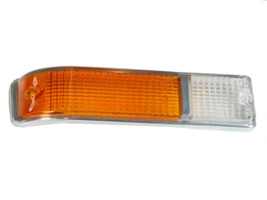 Blinkerglas Blinker Glas vorne links Orange-weiß für Alfa GT Junior Bertone - Picture 1 of 4