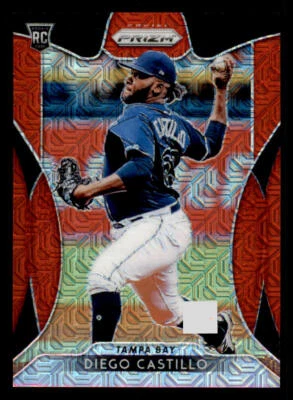 2019 Panini Prizm Prizms Red Mojo #240 Diego Castillo /299 - Image 1 of 2