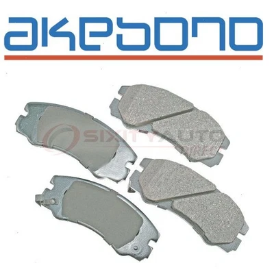 Akebono Pro-ACT Front Disc Brake Pad Set for 1992-2002 Isuzu Trooper - ek - Imagem 1 de 4