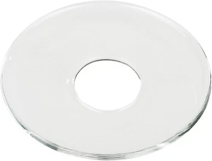 12 Stück Kerzenböcke aus gebogenem Glas für Kerzenständer, Wachstropf rund  - Bild 1 von 7