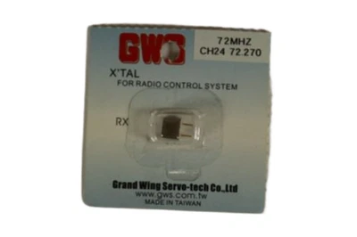 72 MHz 72.270 MHz CH24 X-Tal Crystal — Grand Wing System (GWX1 / R72270) - Image 1 of 2