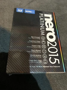 Nero 2015 Platinum CD DVD COPY WRITE READ VIDEO (Free P+P) - Picture 1 of 4