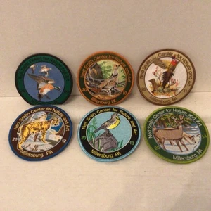 Lot of 6 Ned Smith Center for Nature & Arts Patches,2009 Thru 2014,unused cond. - Picture 1 of 5