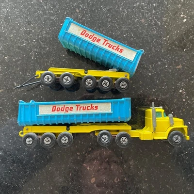 Vintage Matchbox Superkings K-18 Dodge Tractor and Trailer 1970s Diecast - Image 1 of 4