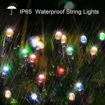 100 200 500 LEDs Solar Fairy String Lights Outdoor Garden Christmas Party Decor - image 1 of 4