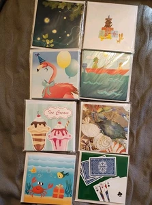 Lot of 8  3D Pop Up Greeting Cards - Brand New With Bonus - Picture 1 of 4