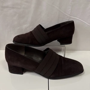 Stuart Weitzman Russell &Bromley Boxed Brown Slip On Mule Shoes RRP £145 - Picture 1 of 6
