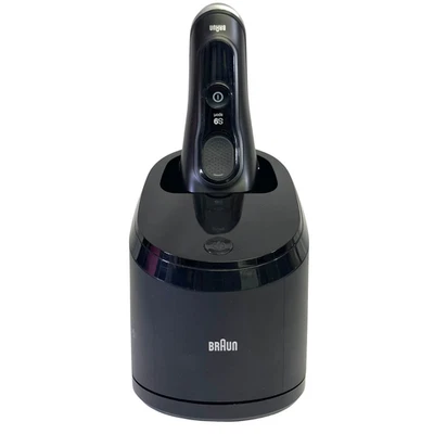 Afeitadora deportiva Braun Series 9 S9 con estación de limpieza y carga probada funcionando Foto 1 de 4