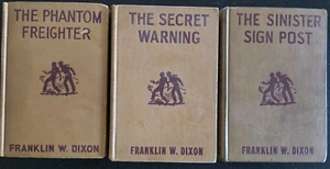 3 Vintage Hardy Boys Mystery Books 1930's-40's - Picture 1 of 8