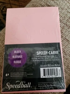 Bloque Speedball Speedy-Carve 4 pulgadas X 6 pulgadas X 1/4 pulgadas Upc (1082) - Imagen 1 de 1