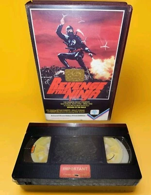 Pre Cert Revenge Of The Ninja VHS PAL UK 1983 Original Guild Big Box Ex Rental  - Image 1 of 4
