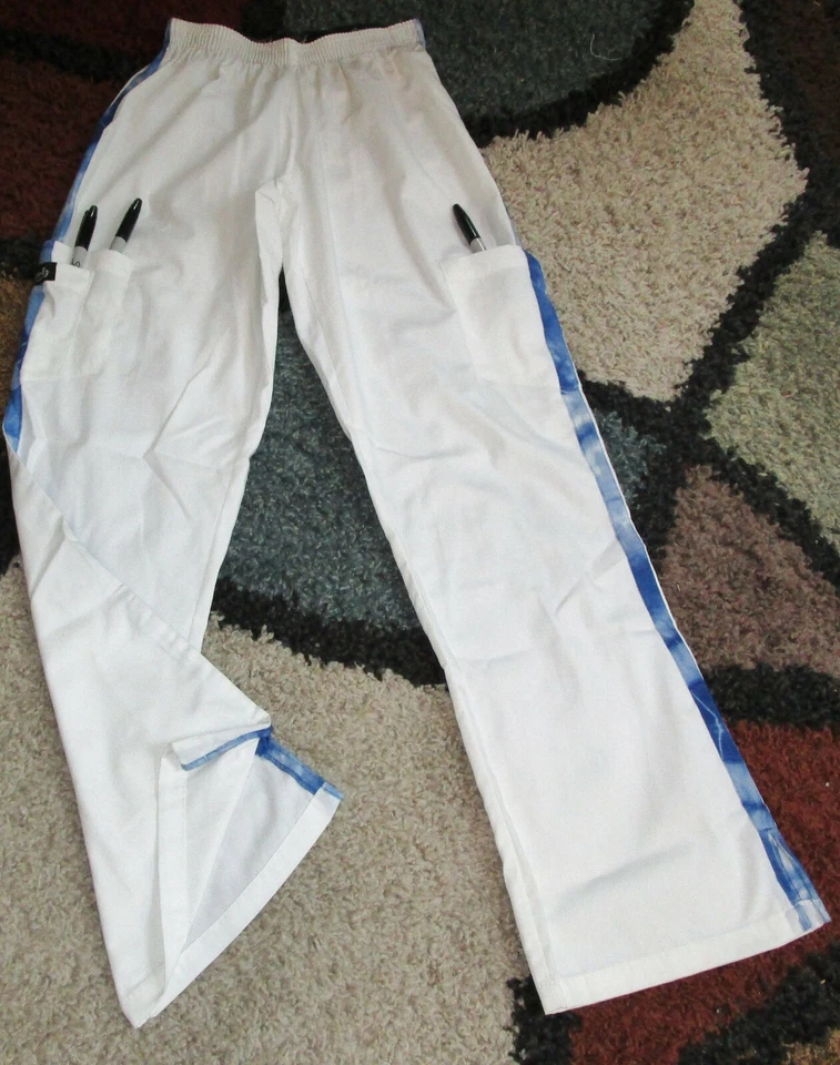 Pantalón Exfoliante Accent Cintura Elástica Carga Acampanado con Tie Dye Pierna Rayas Talla L a 4X Foto 1 de 1