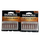 Lot 2 Pkg 24 Duracell Hearing Aid Batteries 312 EasyTab Total 48 Expire 3/2025