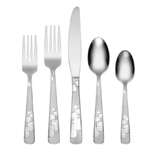 Oneida - QUADRATIC - Stainless Steel 20pc. Flatware Set (Service for Four) - Imagen 1 de 1