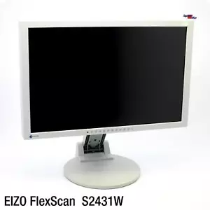 24" 61.2CM EIZO FLEXSCAN S2431W LED DISPLAY MONITOR 1920x1200 FULL HD DVI VGA - Bild 1 von 8