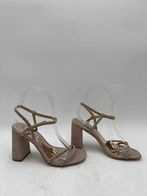 Badgley Mischka Rebekah Women’s Shimmer Block Heels Pink Size 5 - Image 1 of 4