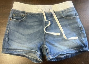 Justice Girls jeans Shorts Size 14 Stretch - Picture 1 of 3