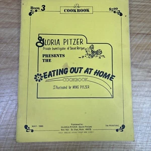 VTG Gloria Pitzer Cookbook Eating Out At Home May 1980 Book 3 - Picture 1 of 3