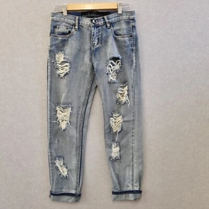 One Teaspoon Womens Jeans Size 26( AUS 8) Blue Distressed tears/holes Denim - Picture 1 of 12
