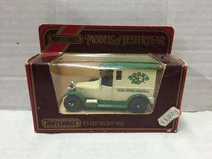 Matchbox Models of Yesteryear 1:47 Diecast Y-5 1927 TALBOT VAN MOC, 1984 England - Imagen 1 de 1